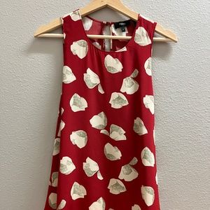 Red Theory Tank Blouse - Small -